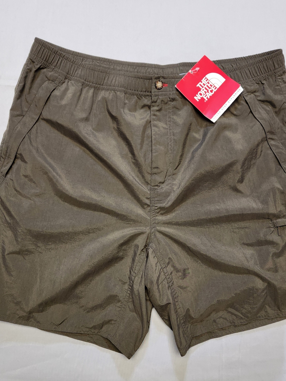 The North Face Action Performance Hiking Shorts XL NEW Flashdry Taupe Brown Gray